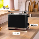 Bosch Compact toaster MyMoment TAT4M223GB In Black