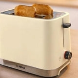 Bosch TAT4M227GB 2 Slice Toaster in Cream