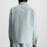 Calvin Klein Cotton Nylon Overshirt Platinum Mist