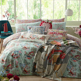 Cath Kidston Painted Kingdom Duvet Set Mid Blue