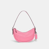 Coach Soft Pebble Luna Bag Flower Pink