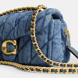 Coach Tabby Shoulder Bag 20 With Quilting in Indigo