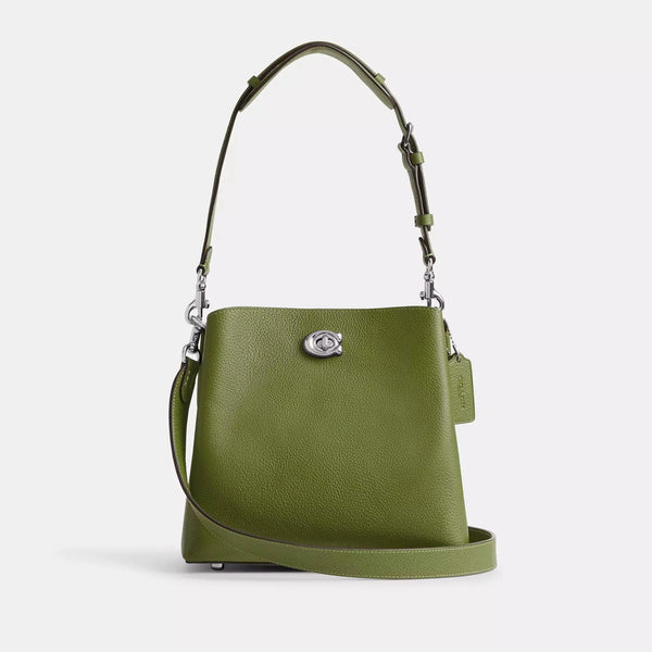 Coach Willow Bucket Bag in Lh/Dark Lime