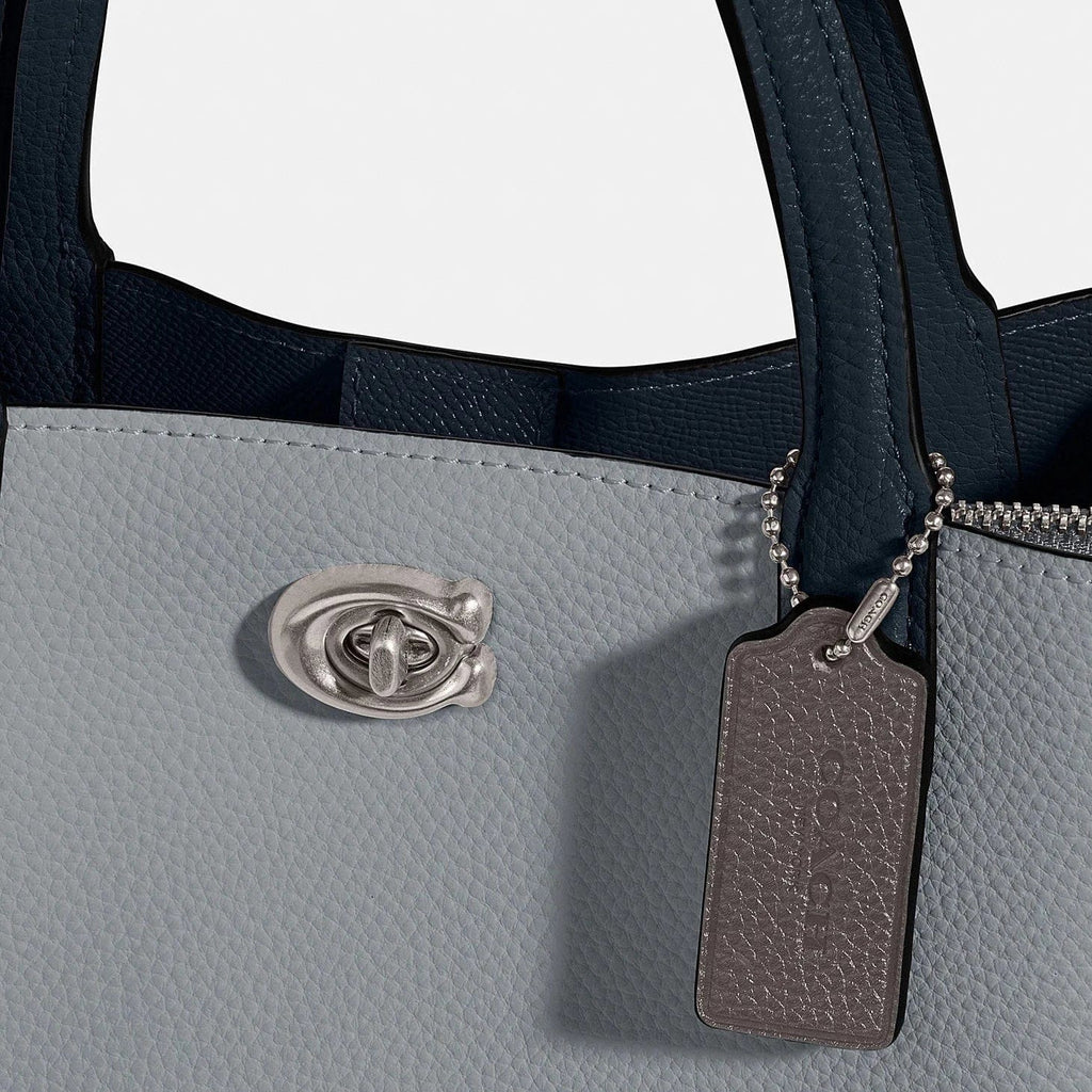 Coach gray tote best sale