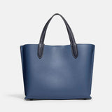 Coach Willow Tote 24 In Colorblock With Signature Canvas Interior