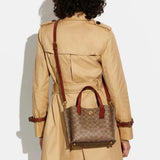 Coach Willow Tote 24 In Signature Canvas Tan Rust