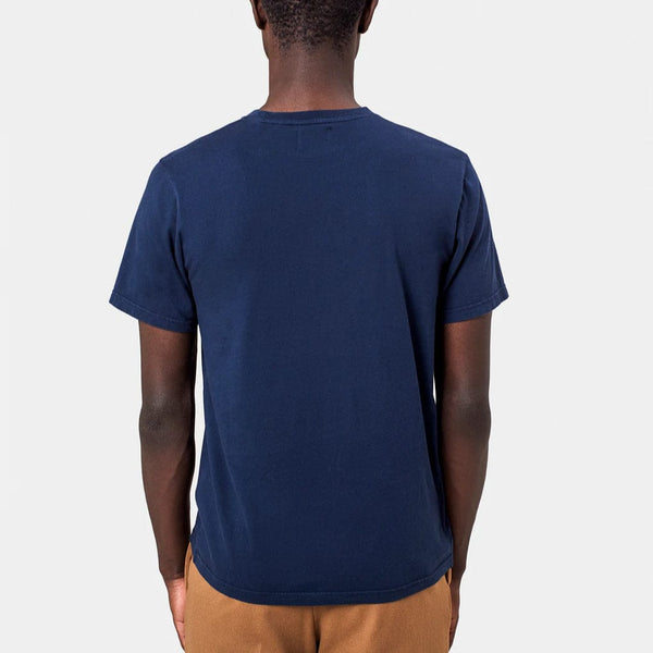 Colorful Standard Men's Organic Classic Short Sleeve T-Shirt In Navy Blue