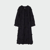 DAY Birger ét Mikkelsen Astrid Blooming Fringes Dress Black