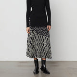 DAY Birger ét Mikkelsen Mia Graphic Mix Skirt Black