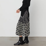 DAY Birger ét Mikkelsen Mia Graphic Mix Skirt Black