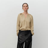 DAY Birger ét Mikkelsen Shelly Modern Drape Top Blonde Khaki