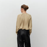 DAY Birger ét Mikkelsen Shelly Modern Drape Top Blonde Khaki