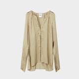 DAY Birger ét Mikkelsen Shelly Modern Drape Top Blonde Khaki