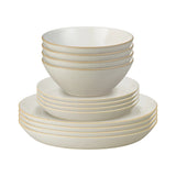 Denby Impression Cream 12 Piece Tableware Set