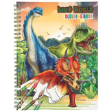 Depesche Dino World Colouring Book With Coloured Pencils