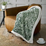 Deyongs Secret Garden Printed Super-soft Fleece Throw 140x180cm