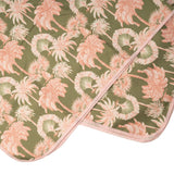 Eleanor Bowmer Green Palm Picnic Blanket