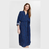 Esprit Print Dress - New Navy