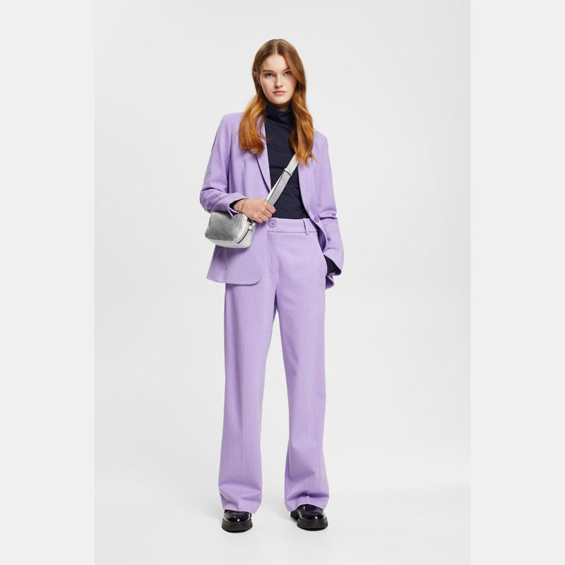Esprit Sporty Punto mix & match blazer In Lavender