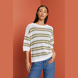 Esprit Sweaters In White and Khaki