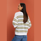 Esprit Sweaters In White and Khaki