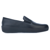 FitFlop Superskate Leather Loafers Black