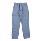 Folk Cotton Linen Trouser - Woad