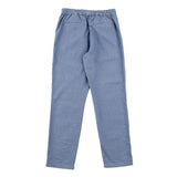 Folk Cotton Linen Trouser - Woad