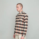 Folk Relaxed Fit Shirt - Copper Flannel Check