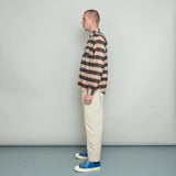 Folk Relaxed Fit Shirt - Copper Flannel Check