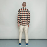 Folk Relaxed Fit Shirt - Copper Flannel Check