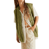 Free People Billy Military Vest Adventurer In Green