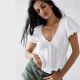 Free People Charlotte Top White