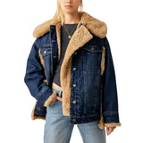 Free People Holly Cozy Denim Jacket