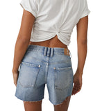 Free People Ivy Mid-Rise Shorts San Andreas