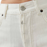 Free People Ivy Mid-Rise Shorts White