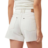 Free People Ivy Mid-Rise Shorts White