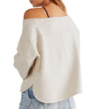 Free People Jamie Sweater Oatmeal