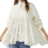 Free People Pixie Sweatshirt Ivory