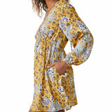 Free People Soli Mini Dress Golden Hour