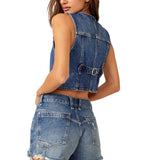 Free People We The Free Tate Denim Vest