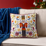 Furn. Nutcracker Christmas Cushion