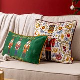 Furn. Nutcracker Christmas Cushion