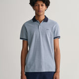 GANT 4-Color Oxford Piqué Polo Shirt Gentle Blue