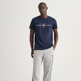 GANT Banner Shield T-Shirt Evening Blue