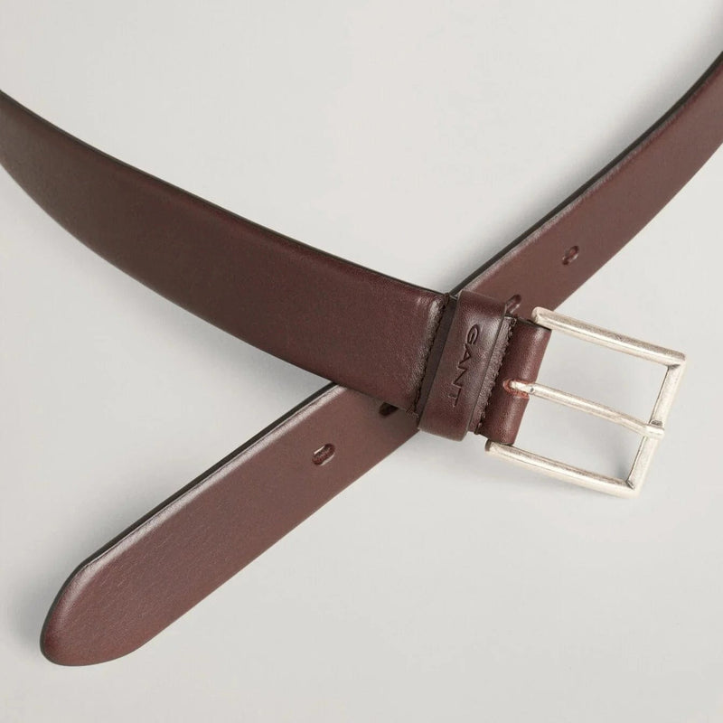 Classic Leather Belt - Dark Brown