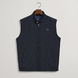 GANT Men's Quilted Windcheater Vest Evening Blue