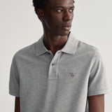 GANT Original Piqué Polo Shirt Grey Melange