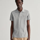 GANT Original Piqué Polo Shirt Grey Melange