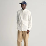 GANT Regular Fit Oxford Shirt in White